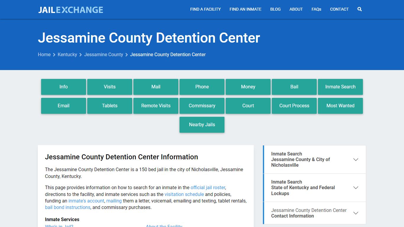 Jessamine County Detention Center - Jail Exchange